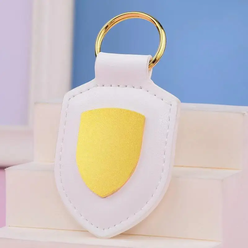 

Кожаный брелок-щиток с металлическим логотипом для автозапчастей GTS 986 997 958 918 970 981 996 917 991, кольцо для ключей с защитой от потери, автомобильные аксессуары