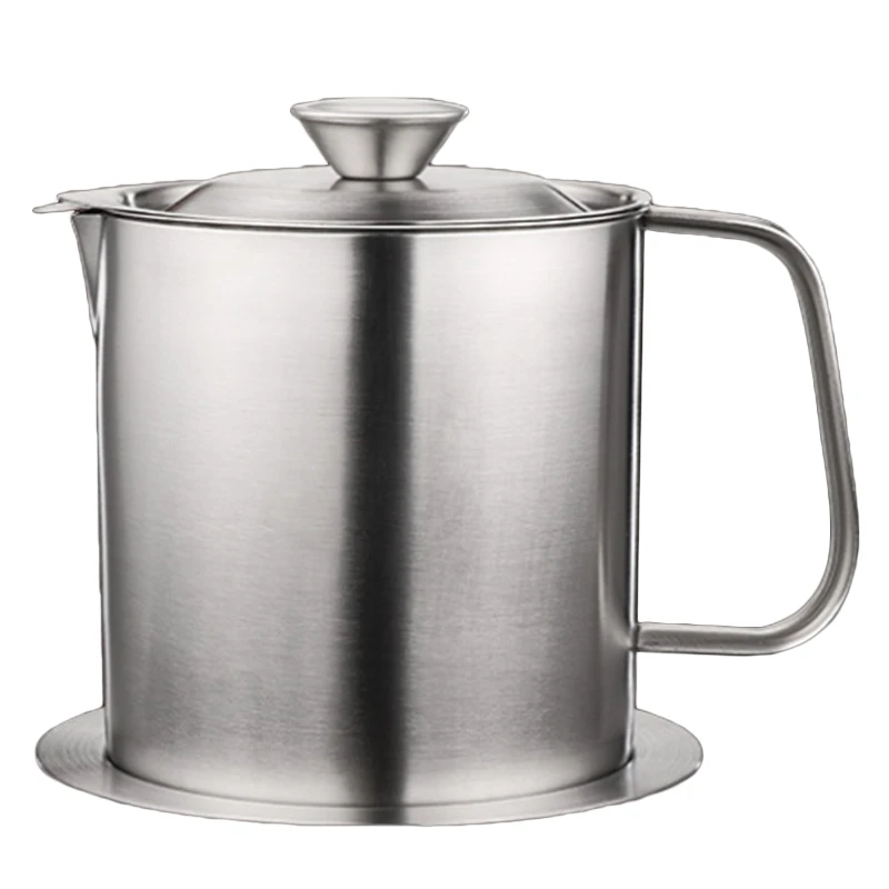 

Oil Filter Pot Kitchen Household Oil Filter Residue Oil Separator Oil Bottle Multi-Function Kitchen Filter Pot 100Ml