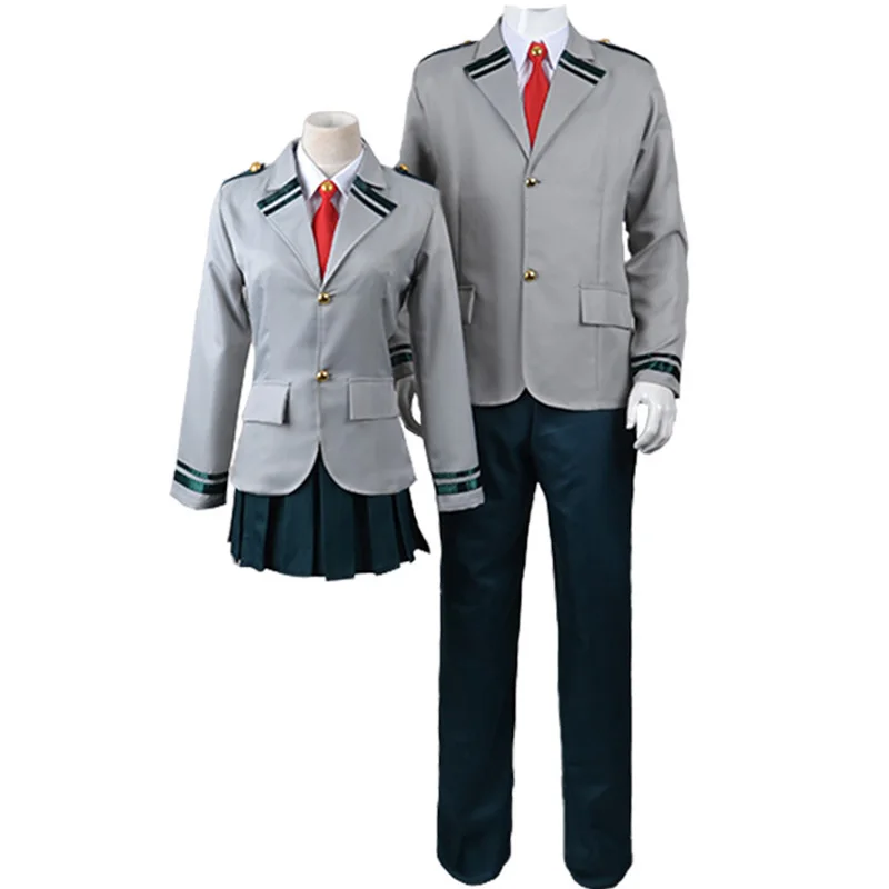 Boku no Hero Academia My Summer Winiter Uniform Midoriya Izuku Bakugou Katsuki Ochaco Uraraka Cosplay Costume Wigs