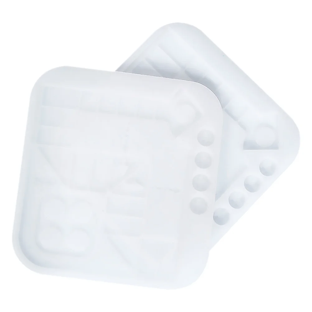 

2 Pcs Aeroplane Chess Puzzle Play Silicone Moulds Resin Molds Casting Crystal Children Supply Silica Gel Kids Accessory Games