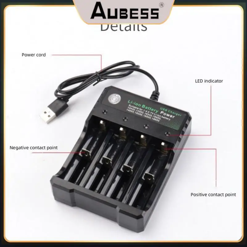 

Durable Fast Charge Charger Smart 18650 Independent Charging Four-slot Usb Fast Charger