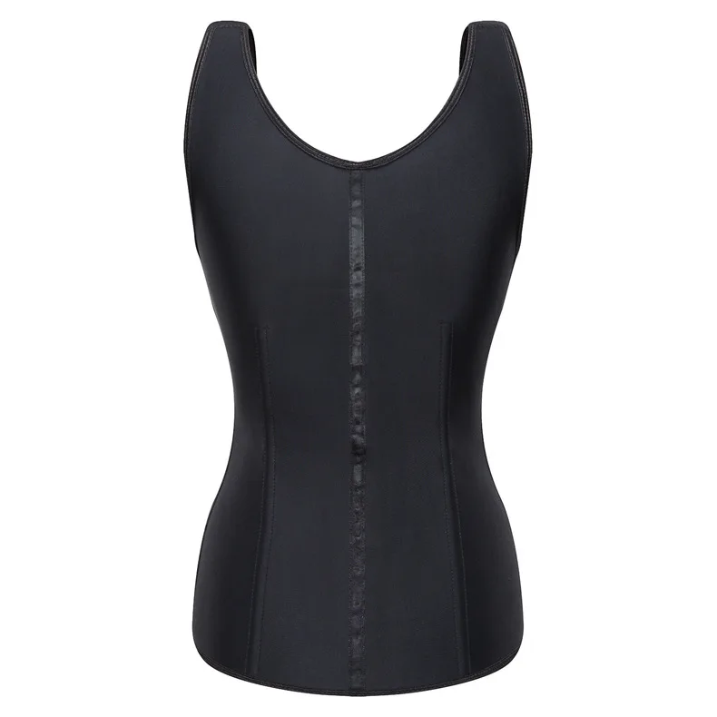 Black Corset White Corset Women's Latex Underbust Waist Training Steel Boned Bodysuit Shapewear Corset Skims Sudation