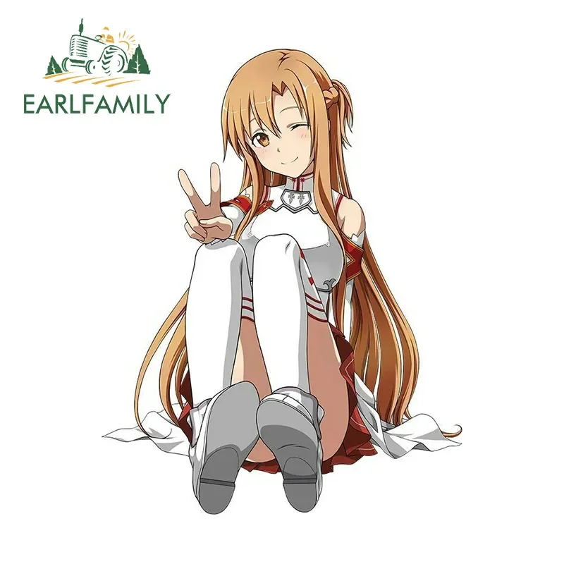 EARLFAMILY 13 см x 10 1 для привлекательных мультяшных креативных автомобильных наклеек