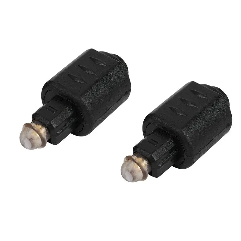 STIAYS 12 Pieces Fiber Optic Digital Optical Audio Converters 3.5mm Male to Female Mini Jack to Digital Optical Toslink Adapters