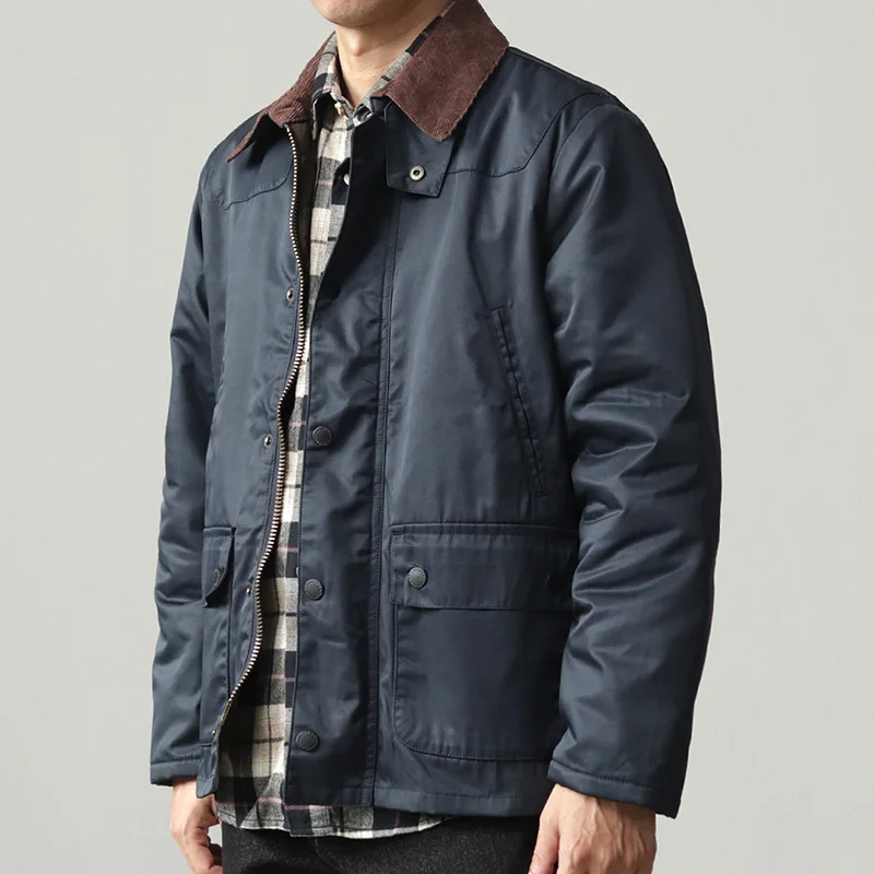 4601 # Осенне-зимняя новая американская ретро восковая куртка Reelin мужская простая