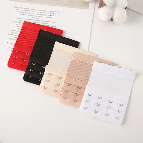 4 Hook Bra Extender For Women's Elastic Bra Extension Strap Hook Clip Expander Adjustable Belt Buckle Underwear Accessories