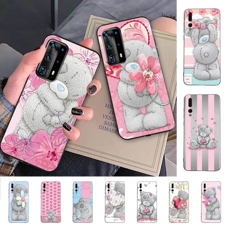 

YNDFCNB Cute tatty teddy bear Phone Case for Huawei P30 40 20 10 8 9 lite pro plus Psmart2019