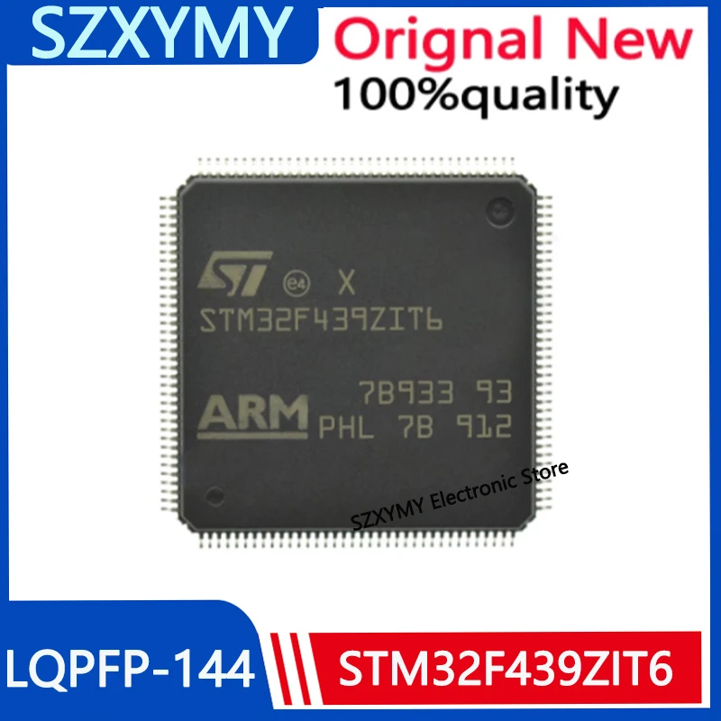 

Микроконтроллер stm32f439при инкапсуляции, оригинальный микроконтроллер с одинарным чипом MCU, чип IC, чипсет lq6, LQFP144, 100% оригинал