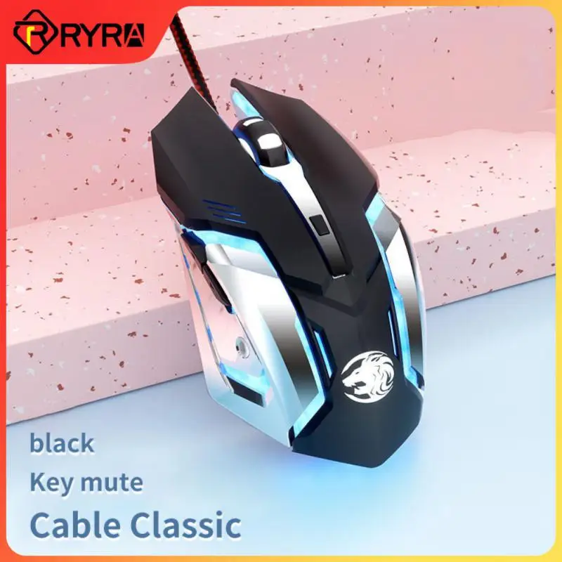 

Мышь Компьютерная RYRA Проводная Бесшумная для киберспорта и ПК