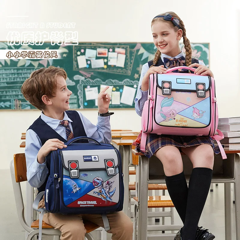 

Cute Cartoon Waterproof Children School Bag Japanese Orthopedic Primary School Backpack for Boys Girls Kids Schoolbags Book Bag