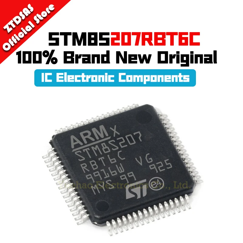 

STM8S207RBT6C STM8S207RBT6 STM8S207RB STM8S207 New Original STM STM8 IC MCU LQFP-64 STM8S Chip