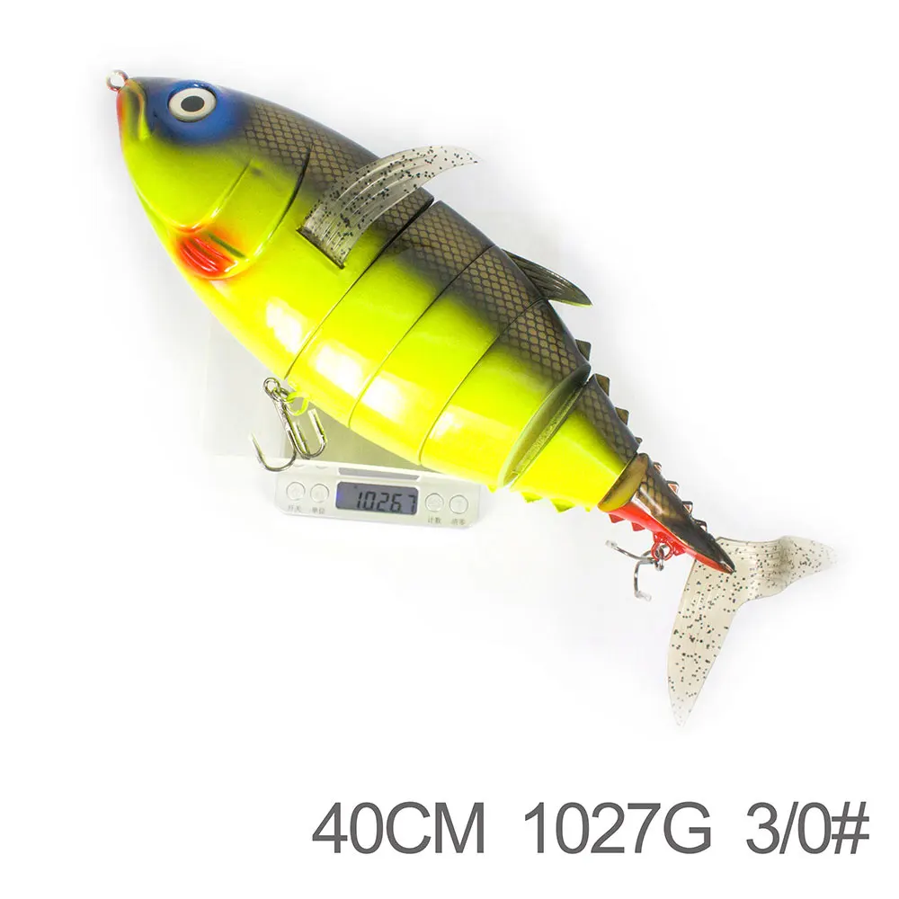 AS 40 см/1026 г большая приманка для рыбной ловли Глубоководной Рыбалки