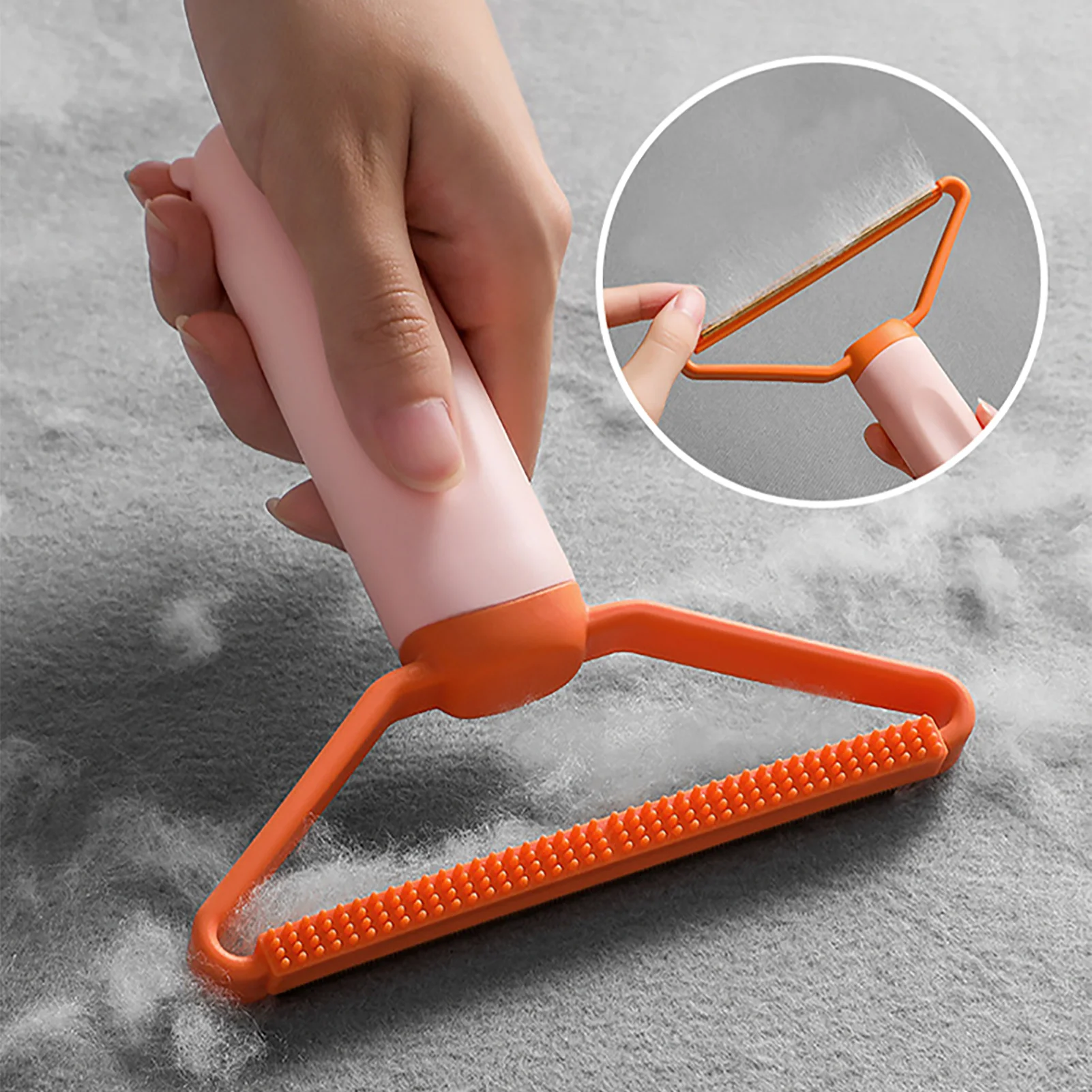 

Portable Pet Hair Lint Remover Manual Clothes Hair Removal Razor Cleaning Fuzz Shaver Fluff Cleaner for Furniture Sweater Carpet