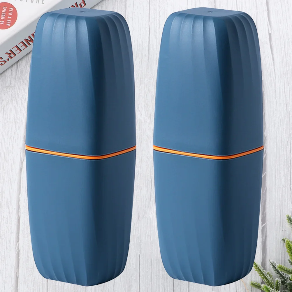 Портативная коробка для хранения зубных щеток 2 шт. дорожный контейнер