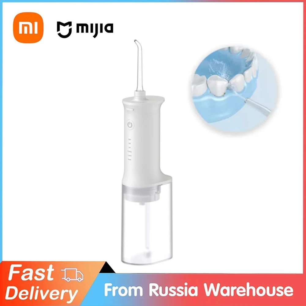 New Xiaomi Mijia Oral Irrigator Dental Irrigator  Portable Ultrasonic Teeth Oral Flusher water pick Tooth Cleaner water flosser