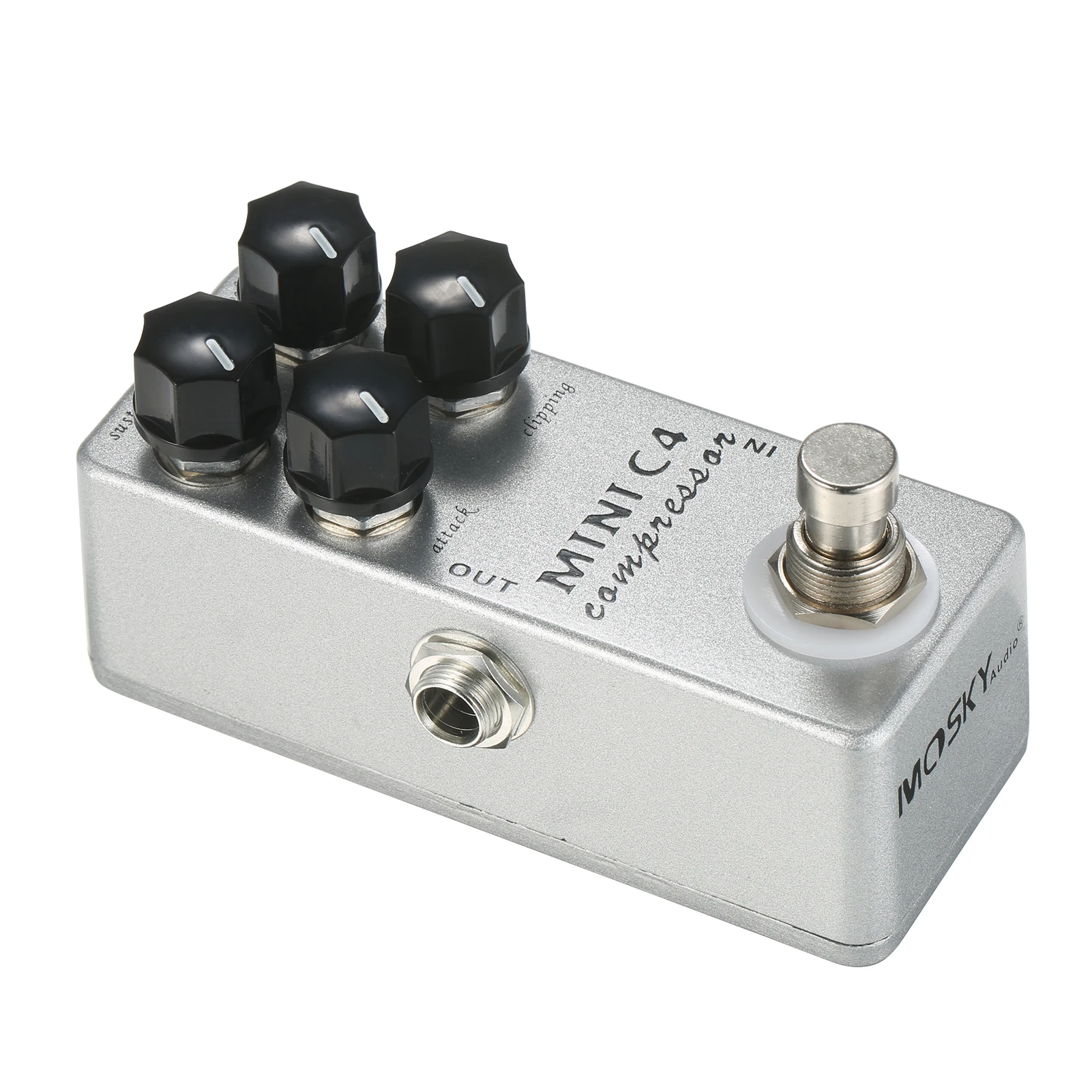 MOSKYAudio MINI C4 Компрессорная гитарная педаль эффектов True Bypass
