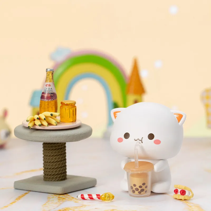 

Фигурки героев аниме Mitao CAT, фигурки второго сезона, милые настольные игрушки, подарок на день рождения, коллекция кукол