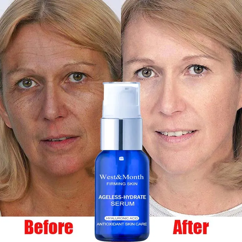 

Instant Wrinkle Remover Collagen Face Serum Lift Firming Fade Fine Lines Anti-aging Essence Whitening Brighten Nourish Skin Care