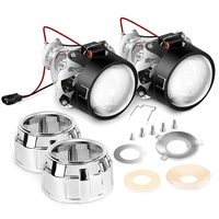 2 5 inch bi xenon hid projector lens bi optical lens american standard european standard car motorcycle headlights modified h1
