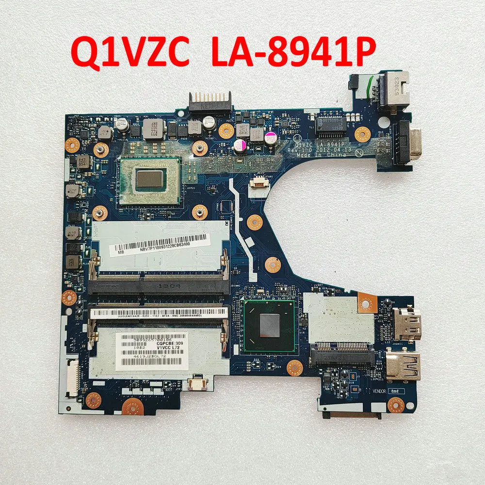 Q1VZC LA-8941P для Acer ASPIRE One 756 V5-131 V5-171 Материнская плата ноутбука NBSH511001 материнская плата HM70 1007U CPU DDR3 100% протестирована Q1VZC LA-8941P для Acer ASPIRE One 756 V5-131 V5-171 Материнская плата ноутбука NBSH511001 материнская плата HM70 1007U CPU DDR3 100% протестирована