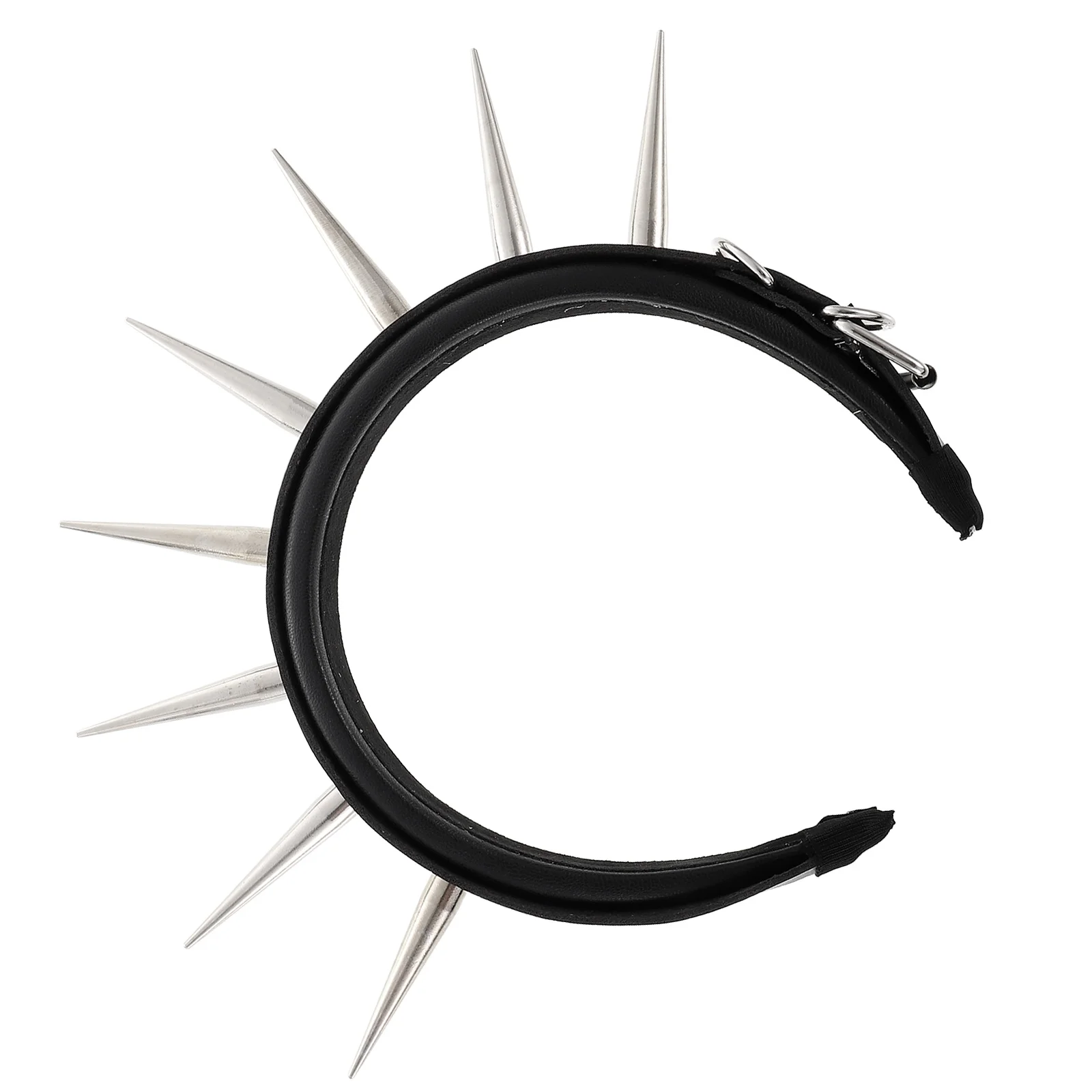 

Punk Spike Headband Spring Fling Decorations Decorative Weave Rivet Chic Style Metal Headdress Woman Cosplay Costume Party