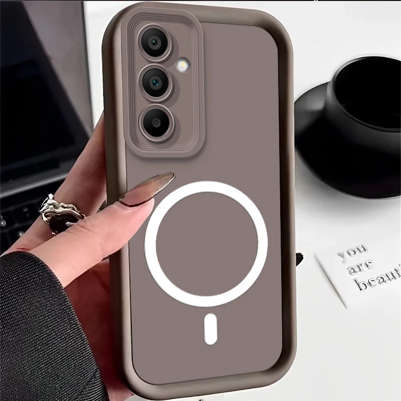 Чехол для телефона Samsung Galaxy Jump3 M44 M14 F14 M12 F12 M40S с магнитной беспроводной наклейкой