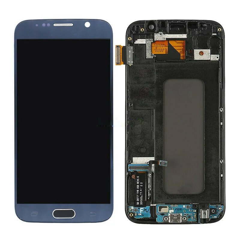 

for Samsung mobile phone S6 mobile phone screen g920 display touch screen lcd assembly screen border lcd