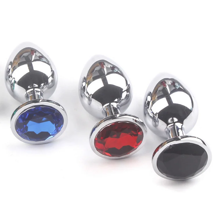 Интимные изделия средний и большой металлический костюм анальная пробка заднего