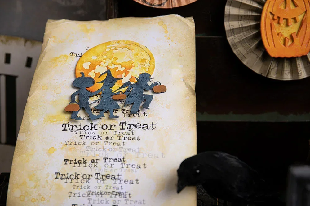 Ночная Хэллоуин Тыква лунный свет Вырубные штампы для рукоделия изготовление