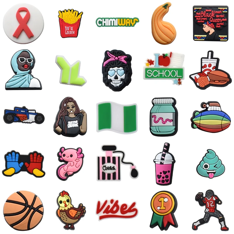 

Wholesale Bulk Set Jeans Para Pins Kids Shoe Charms Gifts Men Decorations for Crocs Women Charm Girl Boy Shoes Accessories Packs