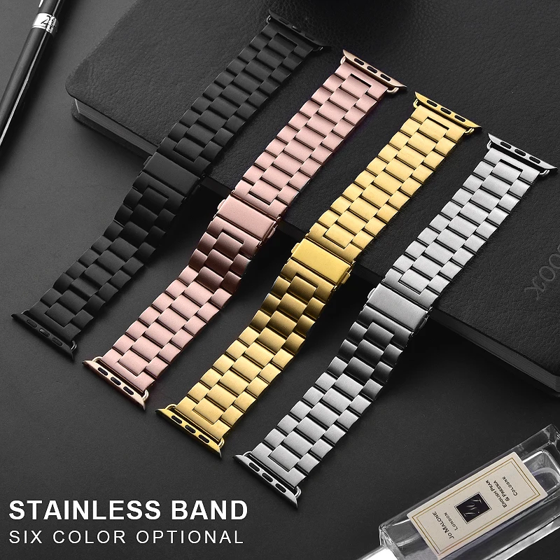 For Apple Watch Small waist Stainless Steel Bracelet Strap Series7 6 5 4 3 2 Band Strap 40mm 44mm 42mm  for iWatch Band 4 3 38mm
