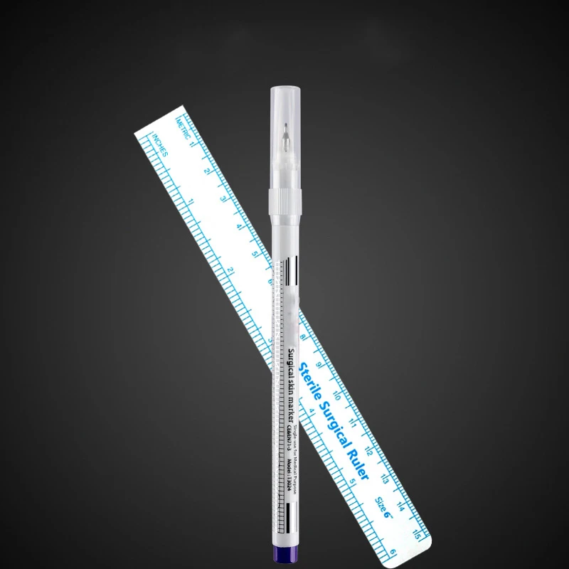

Marker Pen Measuring Ruler Microblading Permanent Makeup Tattoo Eyebrow Lip Marker Waterproof Skin Scribe Tool