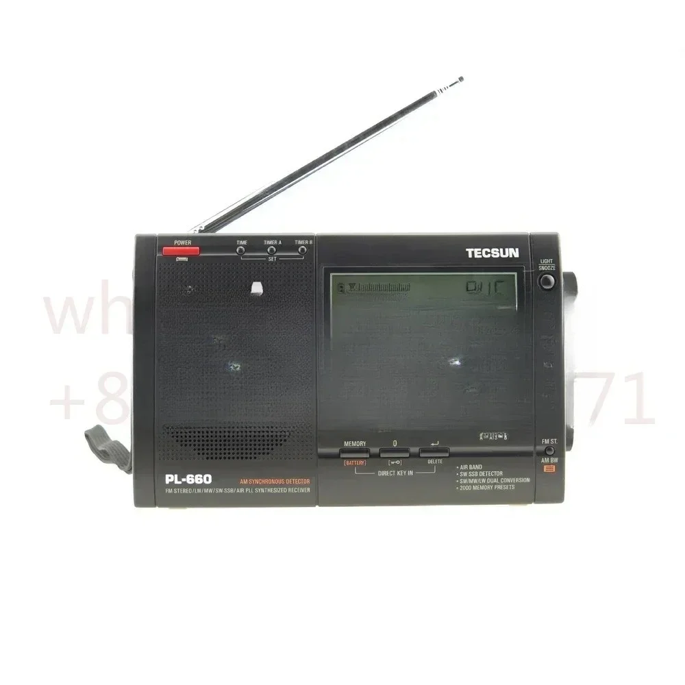 Фото TECSUN PL-660 Портативное радио высокого качества с FM-стерео MW/LW/коротковолновым SSB мирового диапазона приемника №1