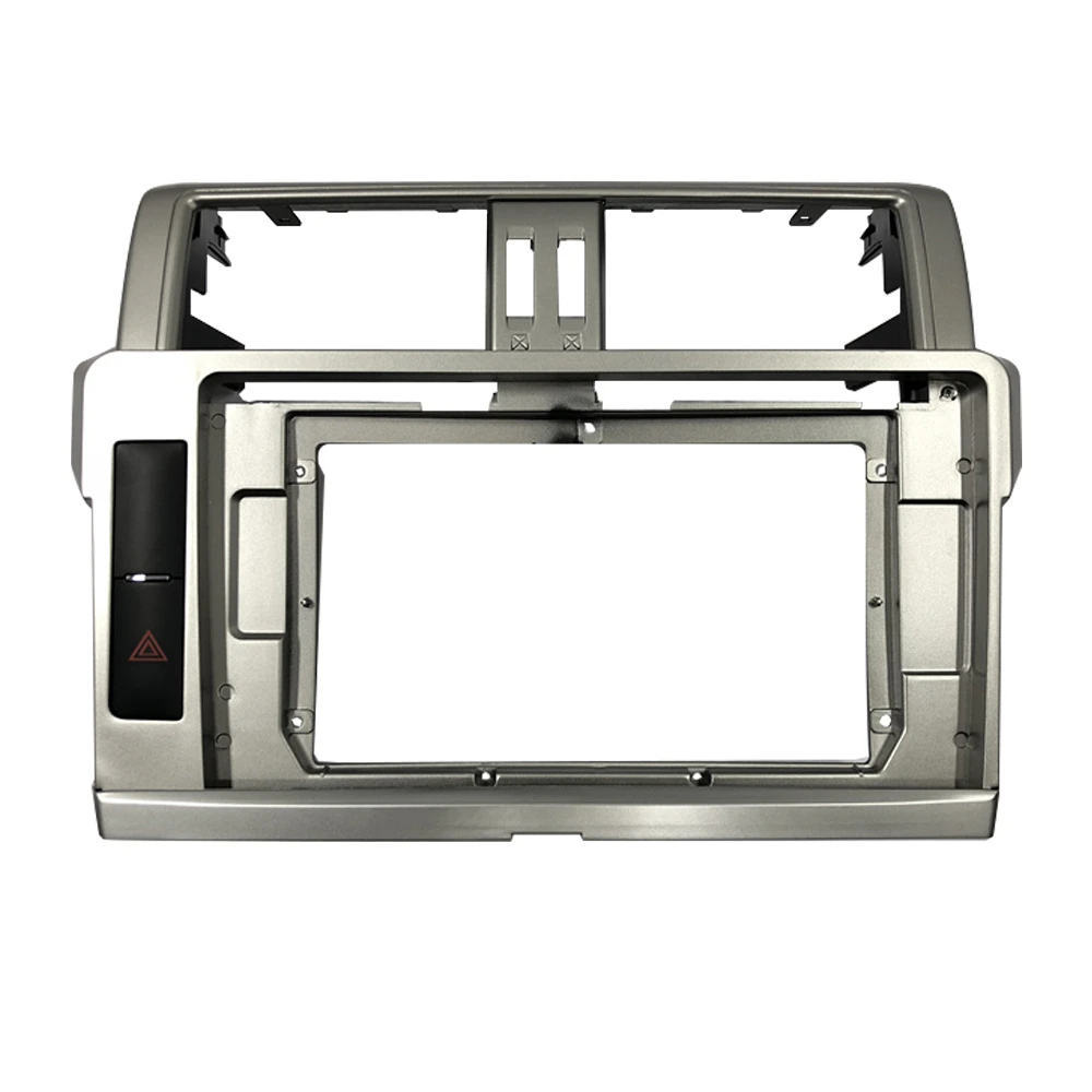 

WQLSK 2 Din 10.1 Inch Car Radio Installation DVD GPS Mp5 Plastic Fascia Panel Frame for TOYOTA Prado 2014~2017 Dash Mount Kit