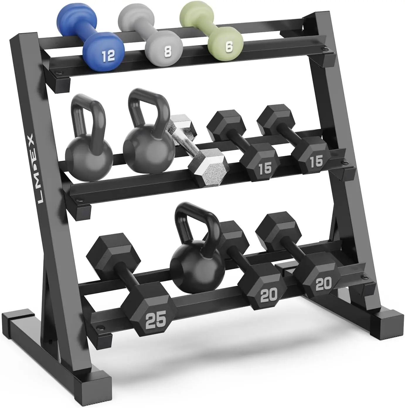 

Stand Weight for Dumbbells Home Gym Storage 3 Tier Holder 1000Lbs( ONLY)