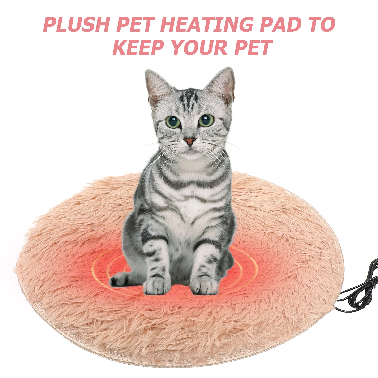 

Cat Bed Mat Heated Warmer Blanket Pet Heating Pads Cats Supplies Washable Fabric Dogs Outdoor Waterproof