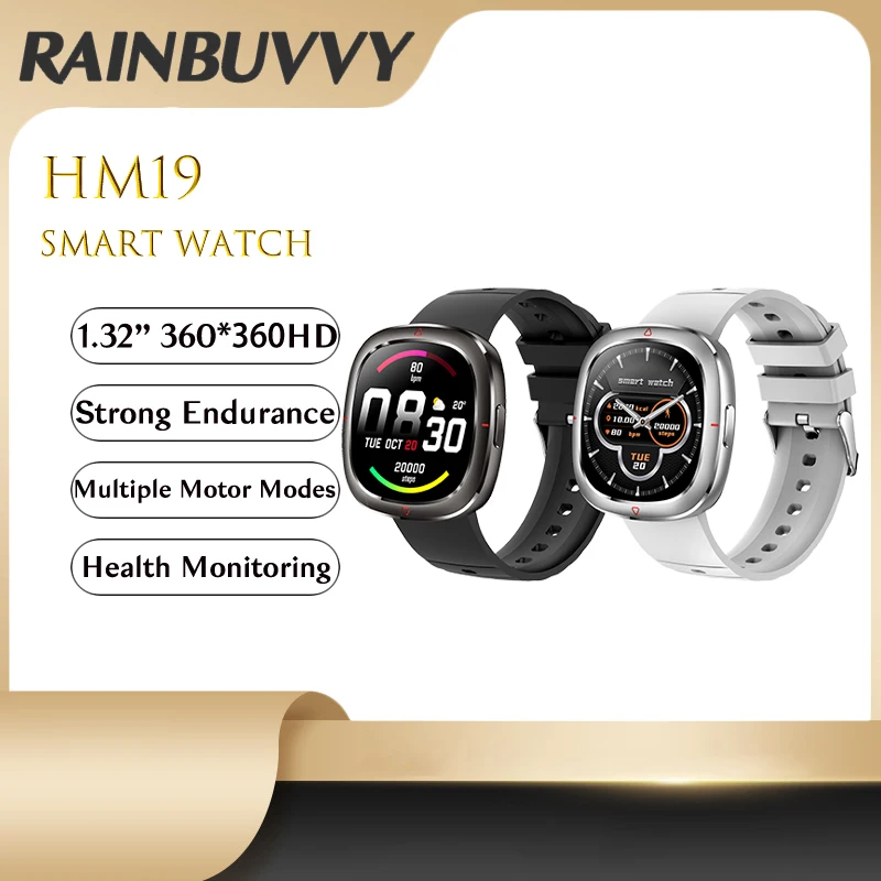 

Смарт-часы унисекс с IPS-экраном 1,32 дюйма