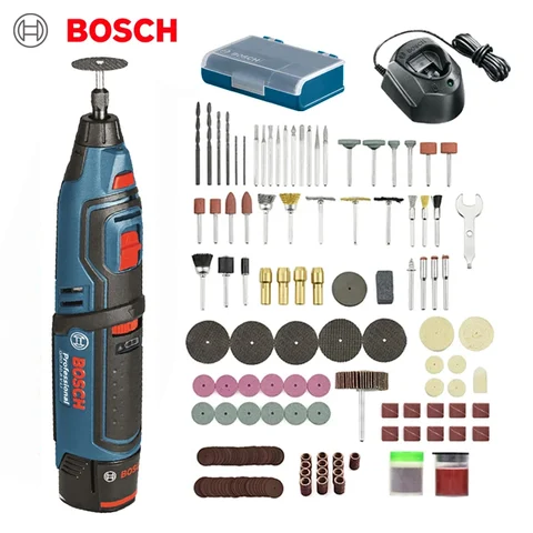 Миниатюрный шлифовальный станок Bosch GRO 12V-35 с переменной скоростью, беспроводной роторный набор инструментов, электроинструмент «сделай сам» для дерева для шлифовки/полировки
