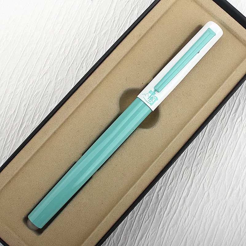 Ручка перьевая стираемая металлическая 0 38 мм в Корейском стиле