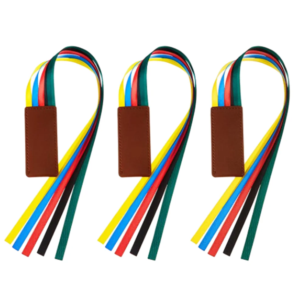 

3pcs Book Page Marker Ribbon Page Markersers Colorful Ribbons Page Marker for Books