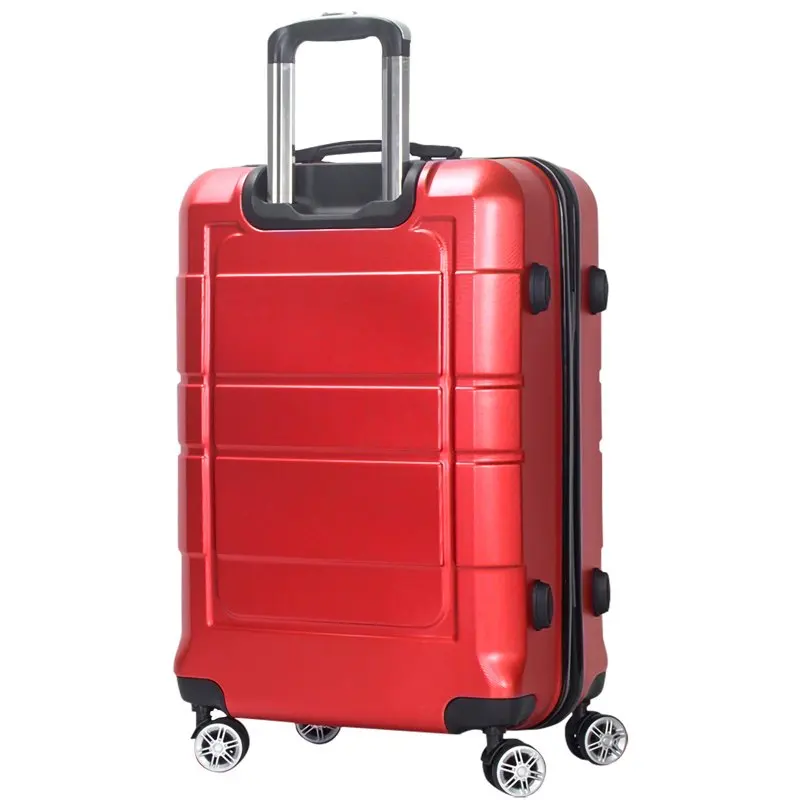 20 Inch Carry On Spinner Luggage with Ergonomic Handles and TSA Lock, Red