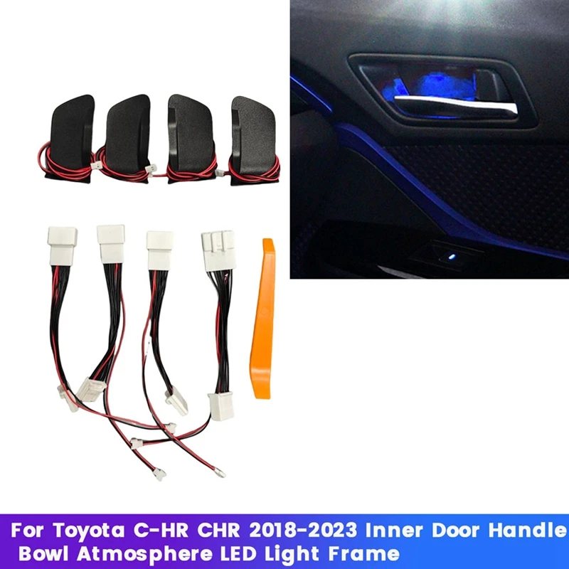 

Для Toyota C-HR CHR 2018-2023, внутренняя дверная ручка, чаша, атмосфера