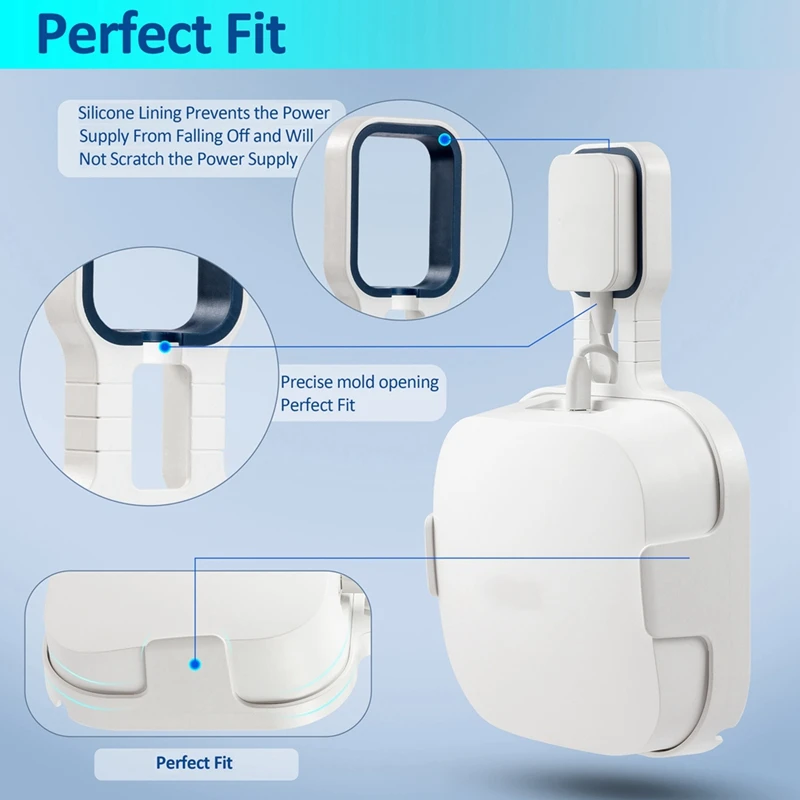 Для Amazon Eero Pro 6E сетчатый держатель Wi-Fi маршрутизатора с кабелем для хранения