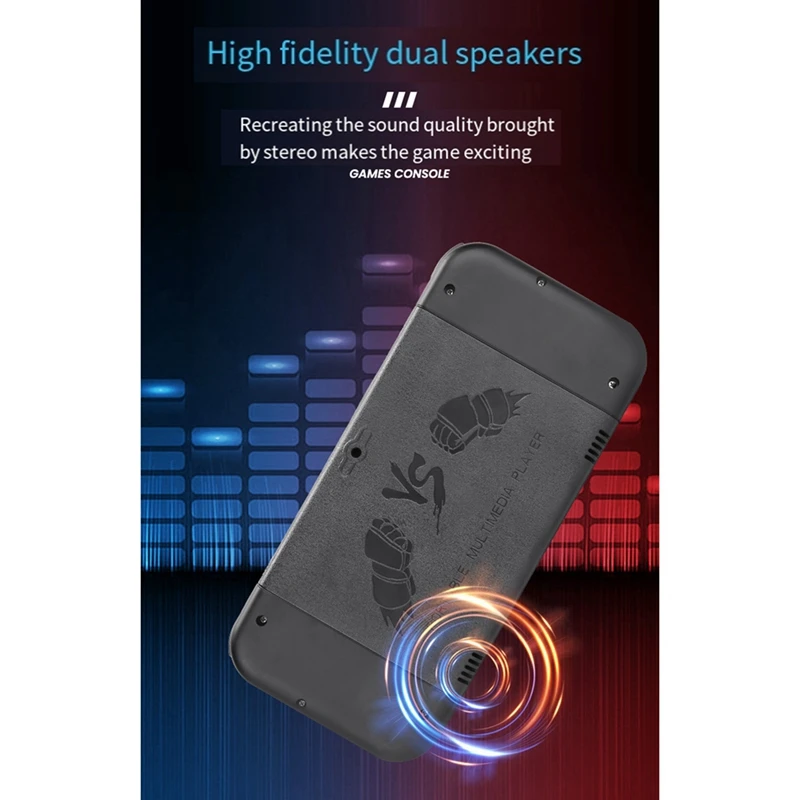 X52 Handheld Game Console HD 5.1 Inch Portable Retro Built-In Classic Games Audio Video Player Easy Install