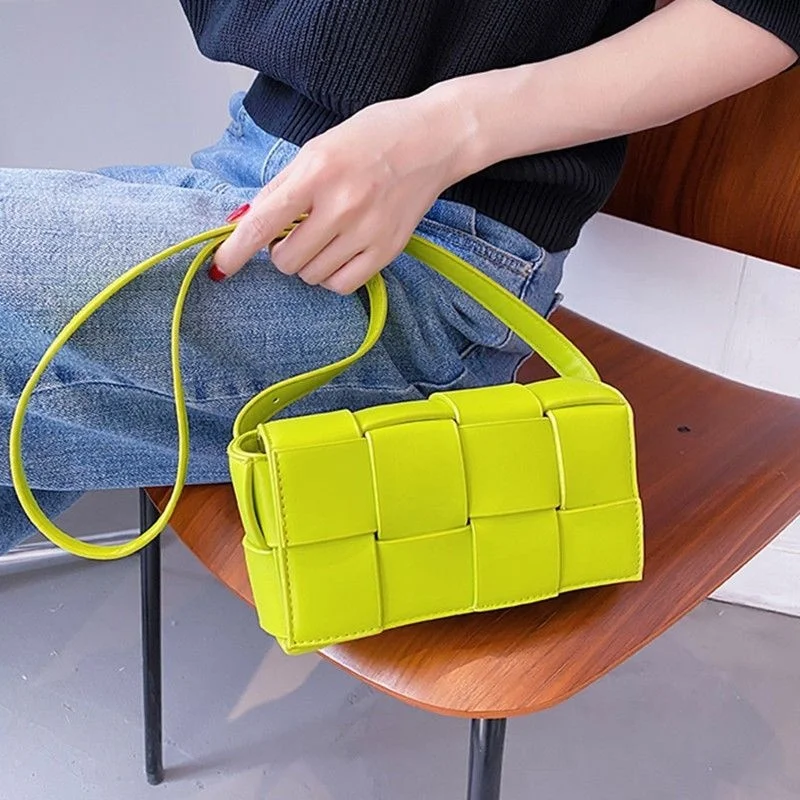 

real genuine Genuine leather woven waist 2023 new summer fashion chest bag for women