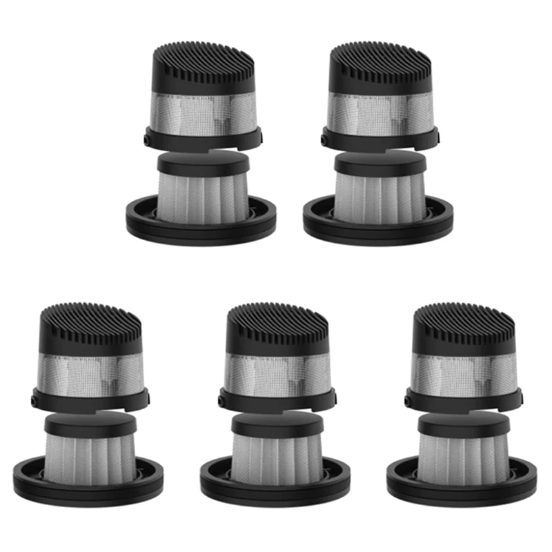 

5X Air Filter Parts Replacement Accessory For Xiaomi Mijia Shunzao Wireless Handheld Vacuum Cleaner Z1 And Z1-Pro