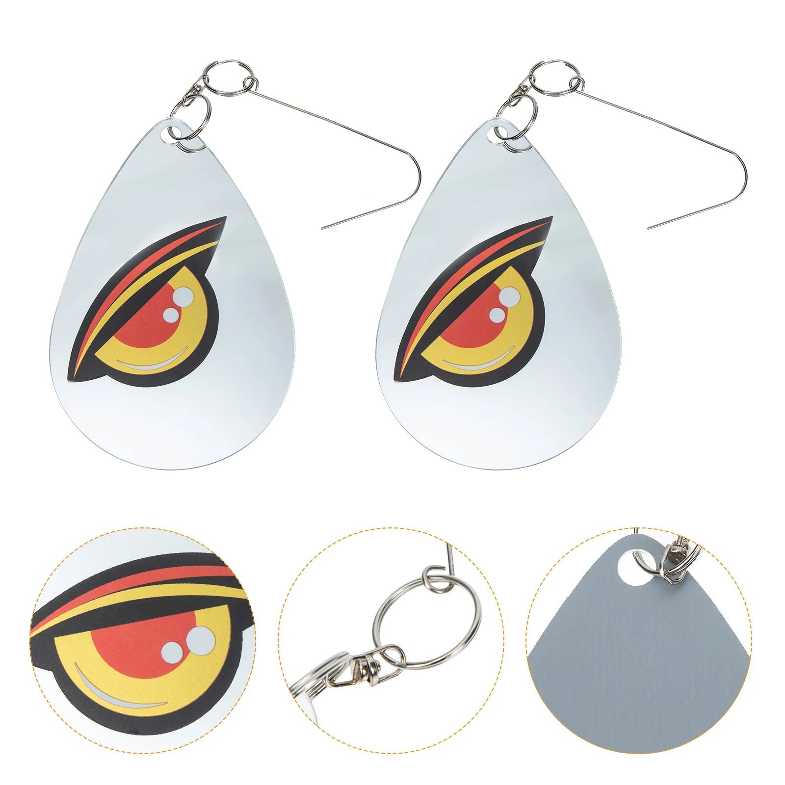 

Bird Deterrent Hanging Reflective Birds Eyescare Deterant Reflector Devices Rods Keep Discs Evil Blinder Pinwheels Device