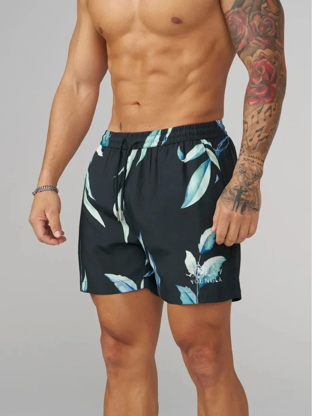 YOUNGLA Американские спортивные шорты Летние четвертые брюки Уличные пляжные