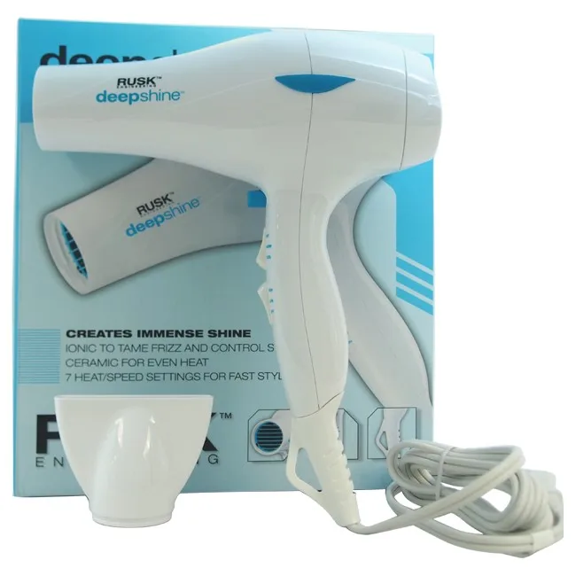 

Deepshine Professional 1875 Watt Hair Dryer - Model # IREDS6705 - White by for Unisex - 1 Pc Hair Dryer