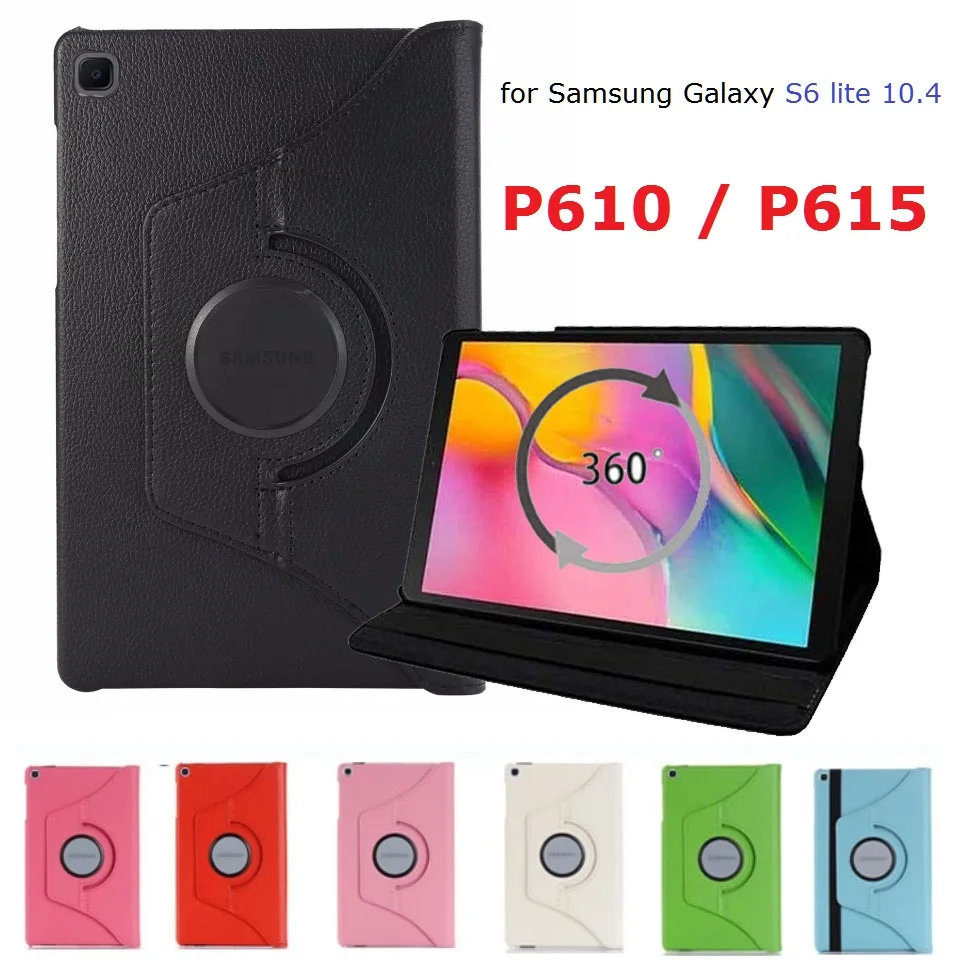 

360 Поворотный Чехол для Samsung Tab S6 lite 10,4 SM-P610 P615 чехол 360 магнитный чехол для Samsung S6 lite P610 P615